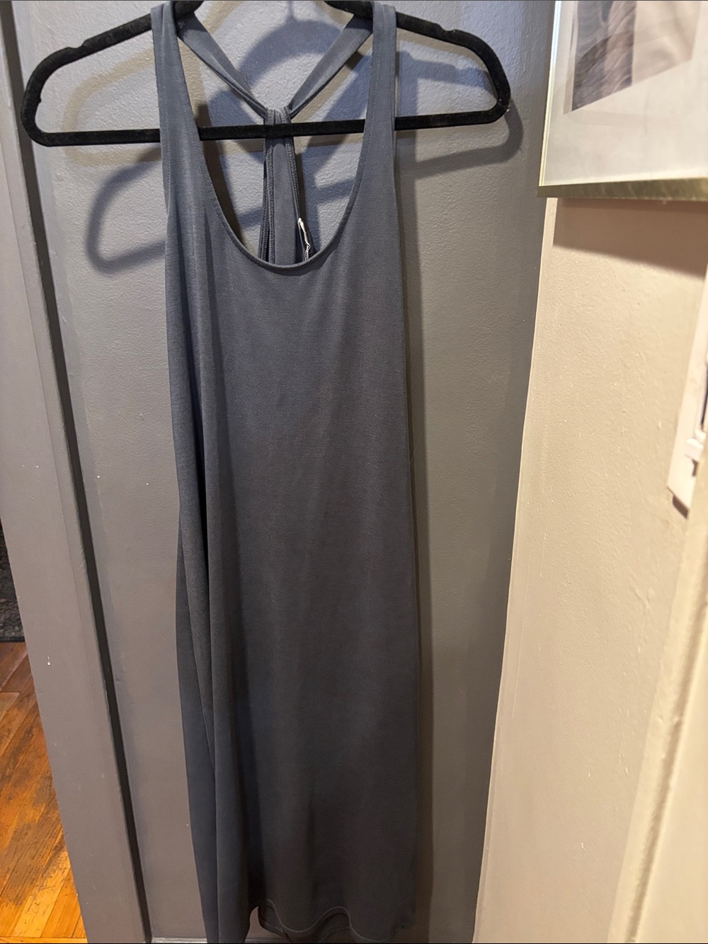 Gentle Fawn Slate Gray Racerback Maxi Dress